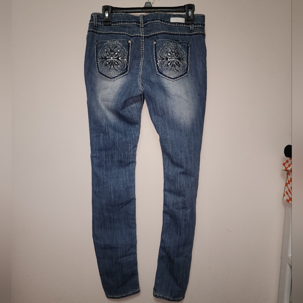 Almost Famous Premiere Distressed Skinny Jeans 9